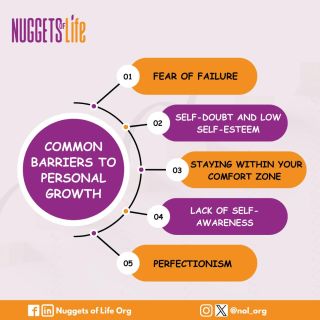 Embarking on the path of personal growth means confronting a myriad of barriers head-on. But each hurdle overcome is a step closer to unlocking your true potential. 

Embrace the challenges, learn from them, and watch yourself blossom into the person you aspire to be. 💫

#NuggetsOfLife #GrowthMindset #PersonalGrowth